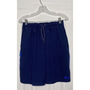 Nike Mens Contend‎ 9" Swim Trunks Short Midnight Blue Small New